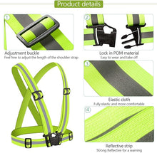 Load image into Gallery viewer, High Visibility Reflective Vest Straps