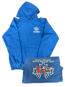 Nordiq Alberta Hoodie - Where will your skinny skis take you?