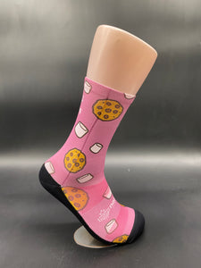 Custom Lab Socks (Marshmallow & Cookies Design)