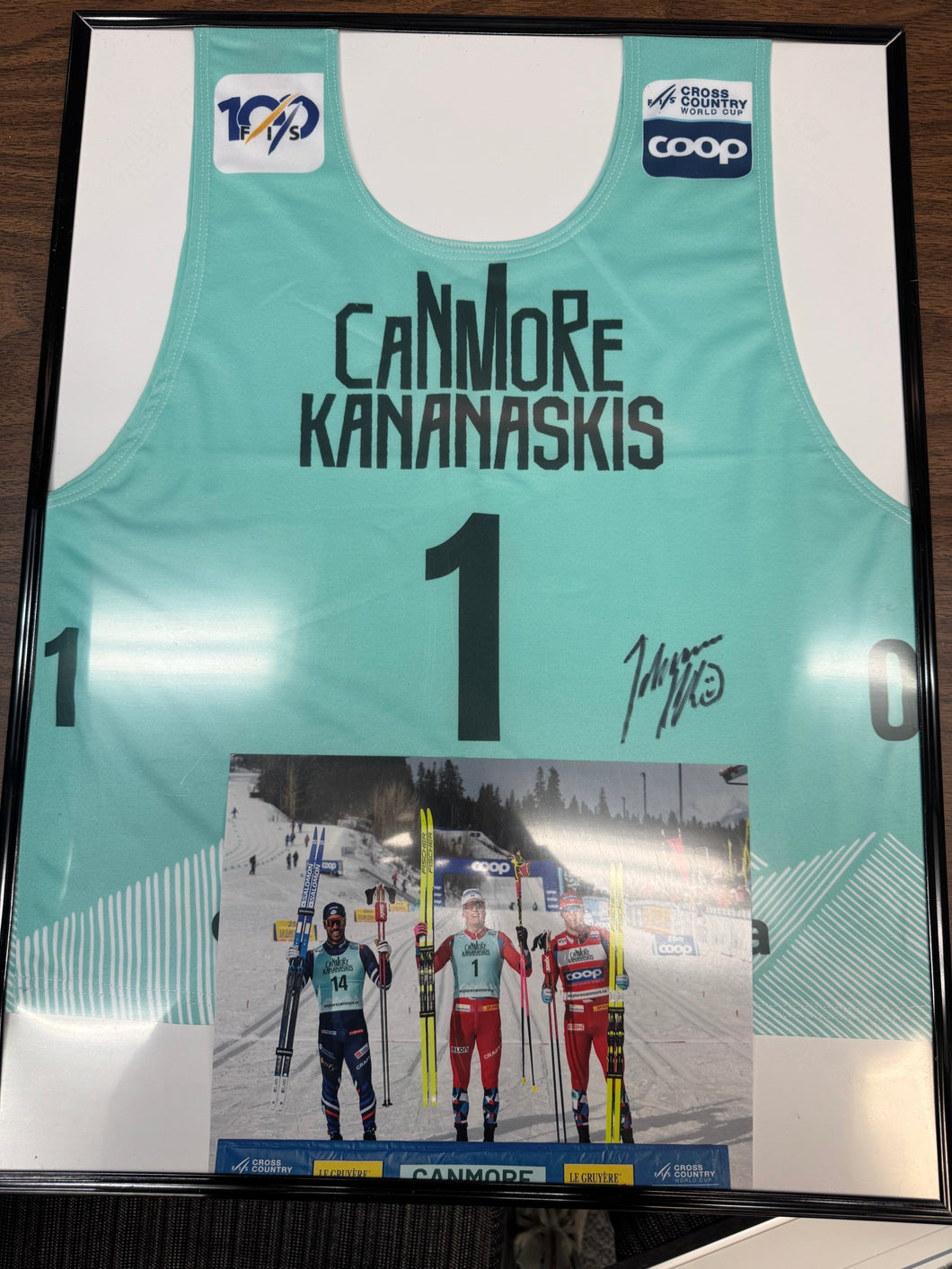 Joannes Høsflot Klæbo's Winning Race Bib!