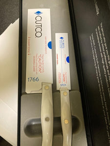 Engraved 7" Santoku Cutco Knife and Santoku-Style Trimmer