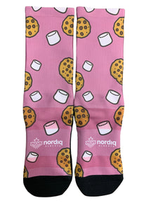 Custom Lab Socks (Marshmallow & Cookies Design)