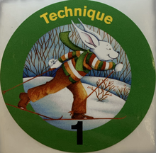 Load image into Gallery viewer, Jackrabbit - Technique Award Sticker
