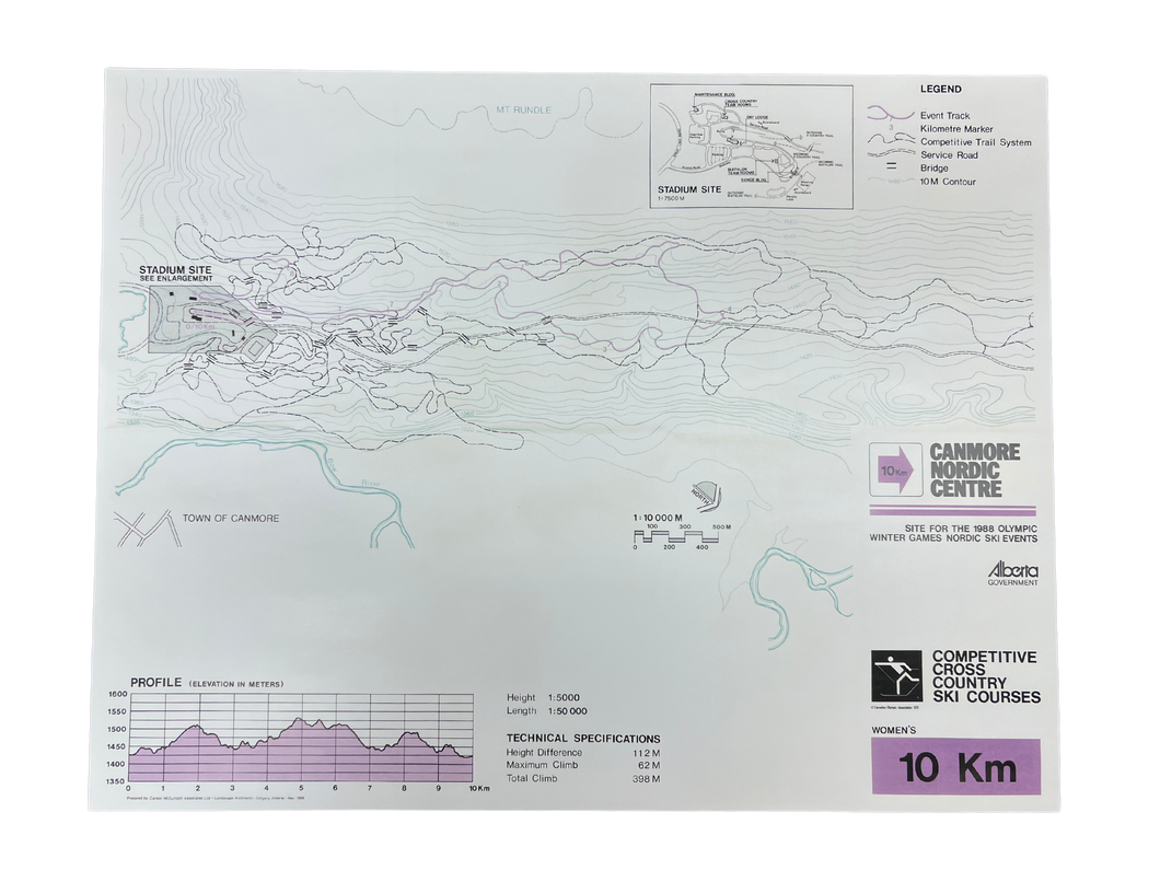 1988 Olympic Map